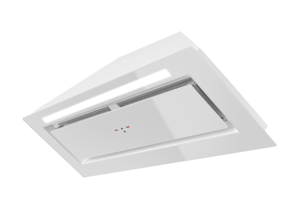 Iebūvējamie tvaika nosūcēji Lando Glass Gesture Control White - Balts - zdjęcie produktu 14