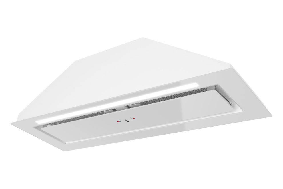 Iebūvējamie tvaika nosūcēji Lando Glass Gesture Control White - Balts - zdjęcie produktu 16