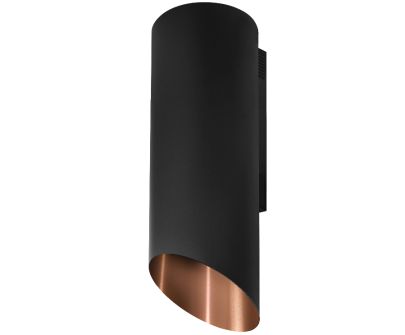 Sienas tvaika nosūcēji Hiro OR Color Black-Copper - Black Matt/Copper - 40 cm