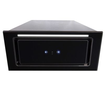 Iebūvējamie tvaika nosūcēji Lando Glass Black Gesture Control - Melns - 56,4 cm / 86,4 cm
