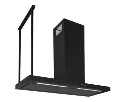 Sienas tvaika nosūcēji Metropolis OR Black Matt - Melns matēts - 120 cm / 150 cm