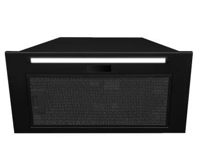 Iebūvējamie tvaika nosūcēji Lando Plus Black Matt Gesture Control - Melns matēts - 56,4 cm