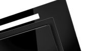 Lando Glass 2Strips Gesture Control Black