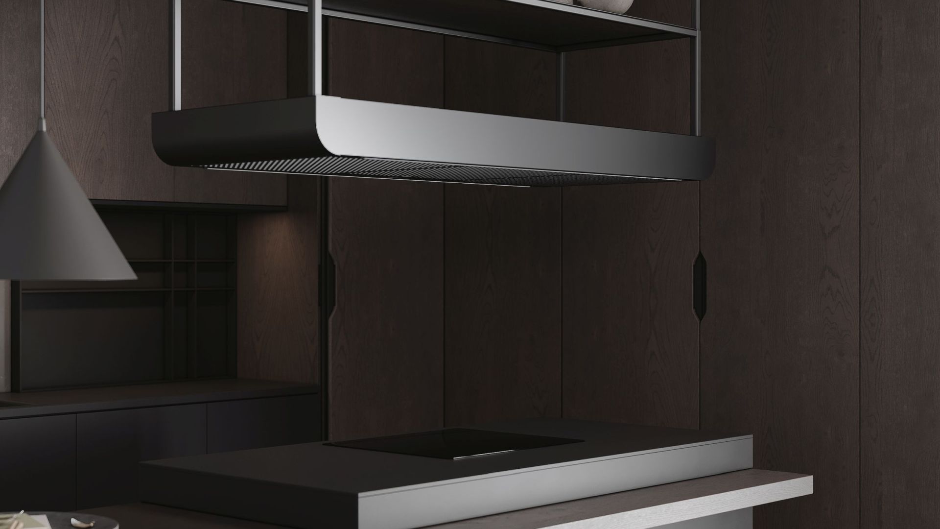 Salas tvaika nosūcēji Arne Wood Black Matt - Melns matēts - Wizualizacja 5