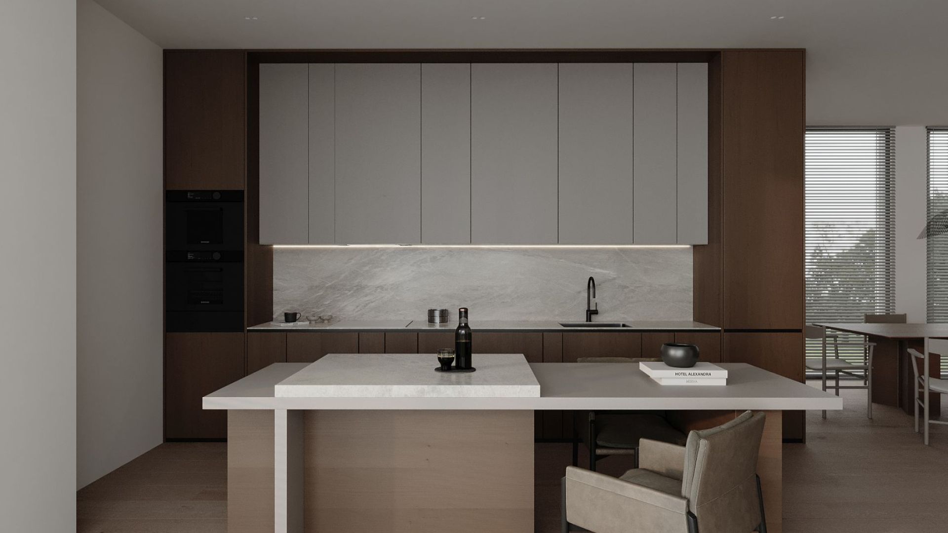 Iebūvējamie tvaika nosūcēji Micra INOX - nerūsējošais terauds (INOX) - Wizualizacja 2