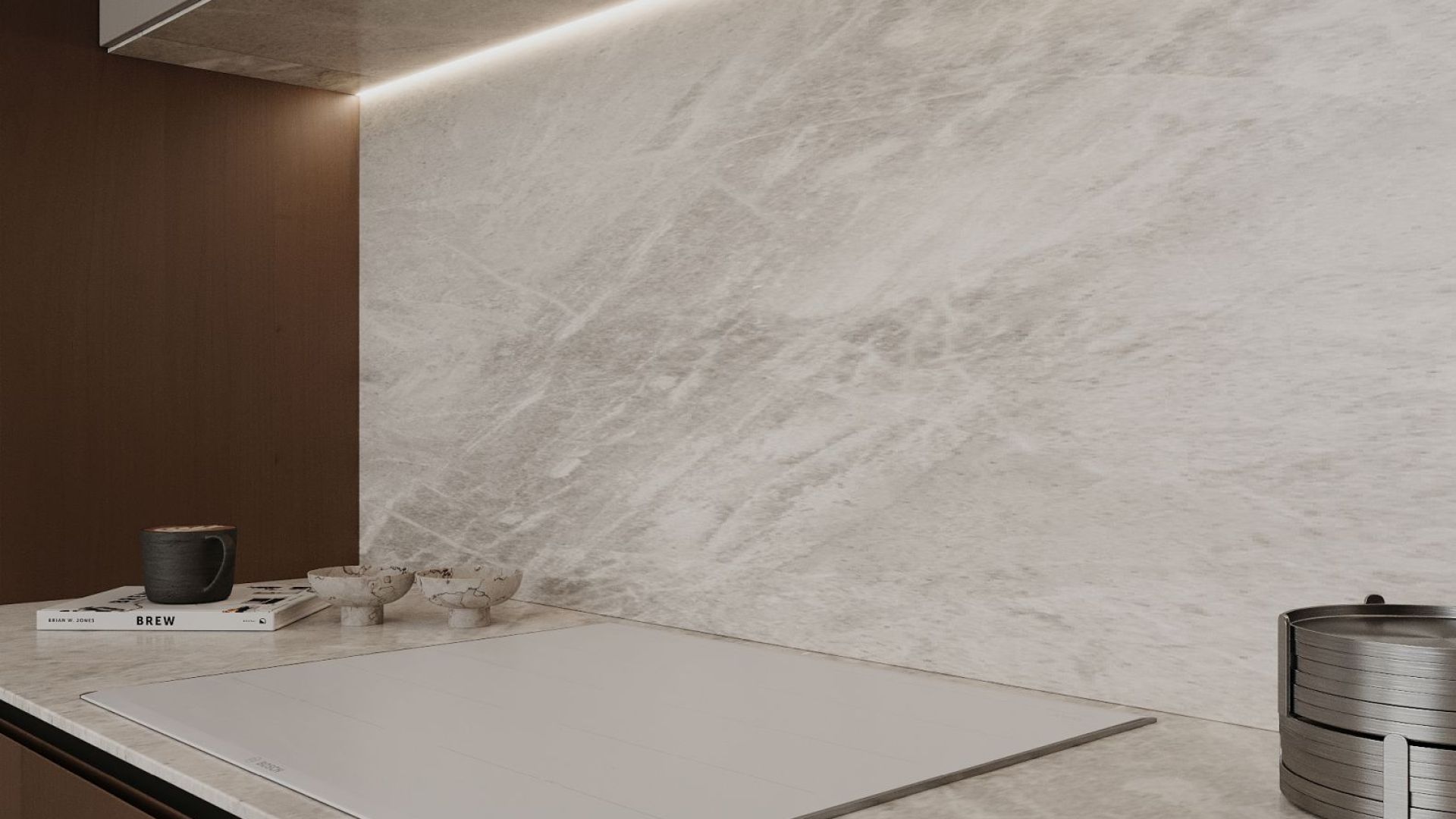 Iebūvējamie tvaika nosūcēji Micra INOX - nerūsējošais terauds (INOX) - Wizualizacja 3