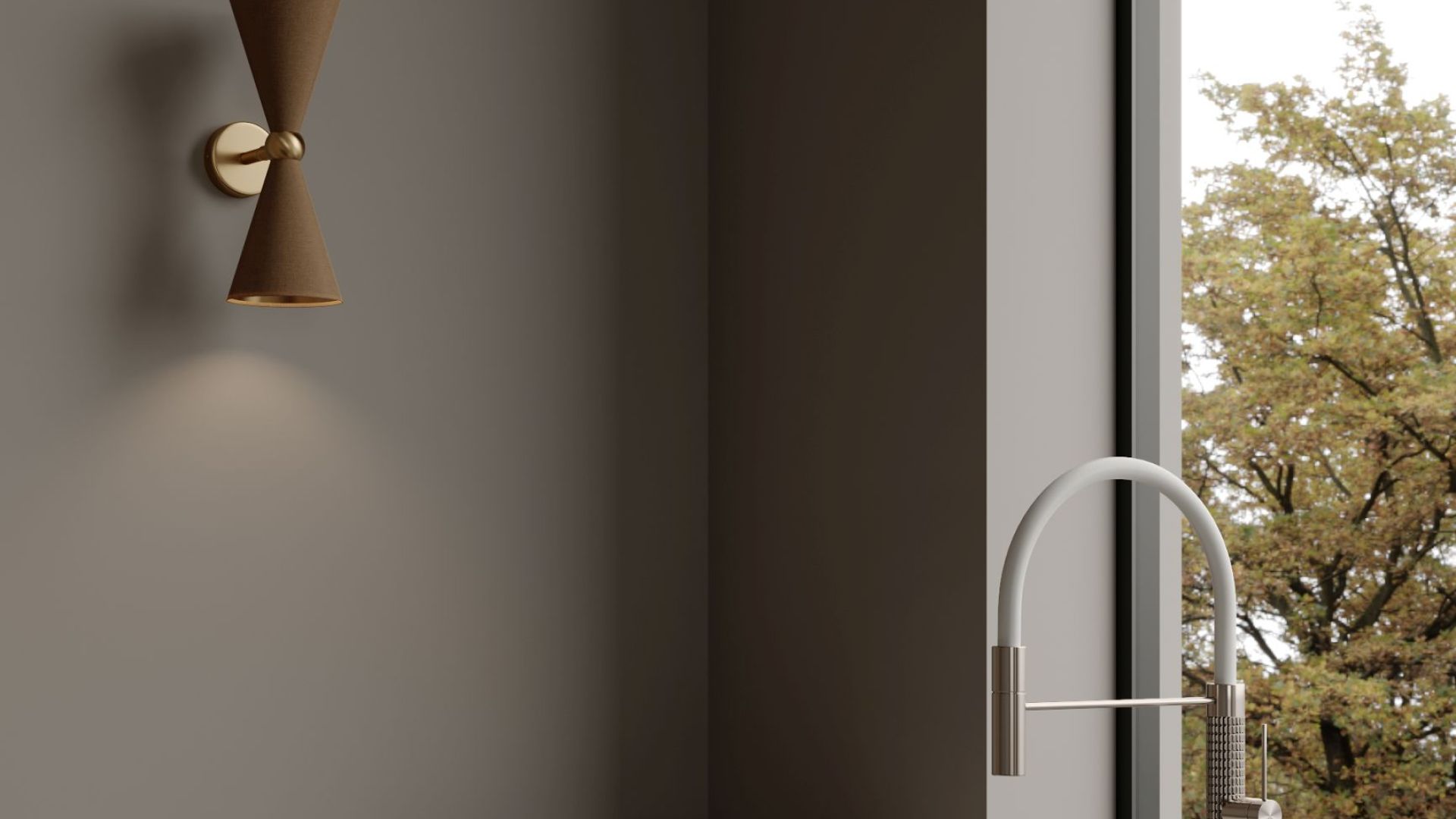 Griestu tvaika nosūcēji Grand Super Slim White - Balts - Wizualizacja 7