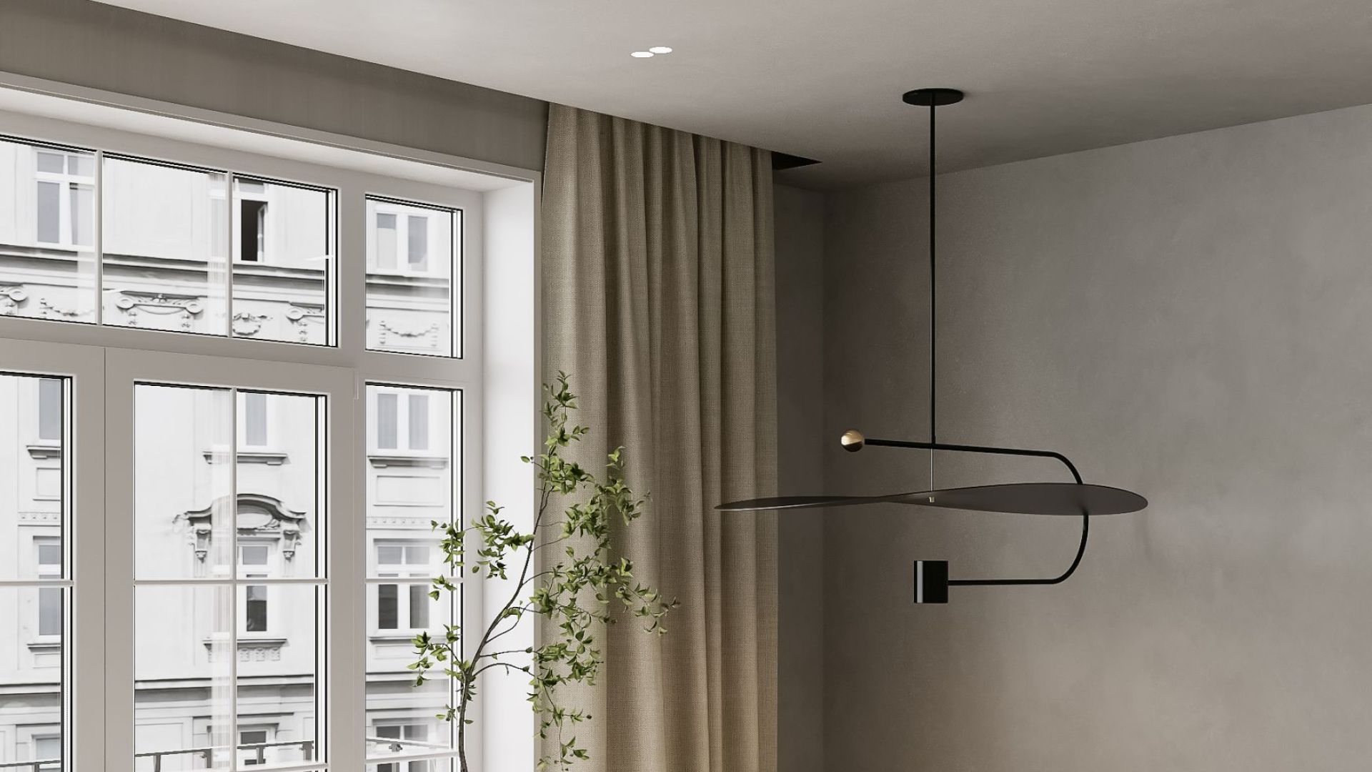 Griestu tvaika nosūcēji Planet Super Slim White - Balts - Wizualizacja 5