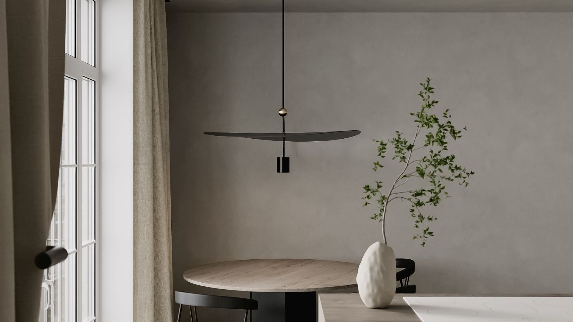 Griestu tvaika nosūcēji Planet Super Slim White - Balts - Wizualizacja 7