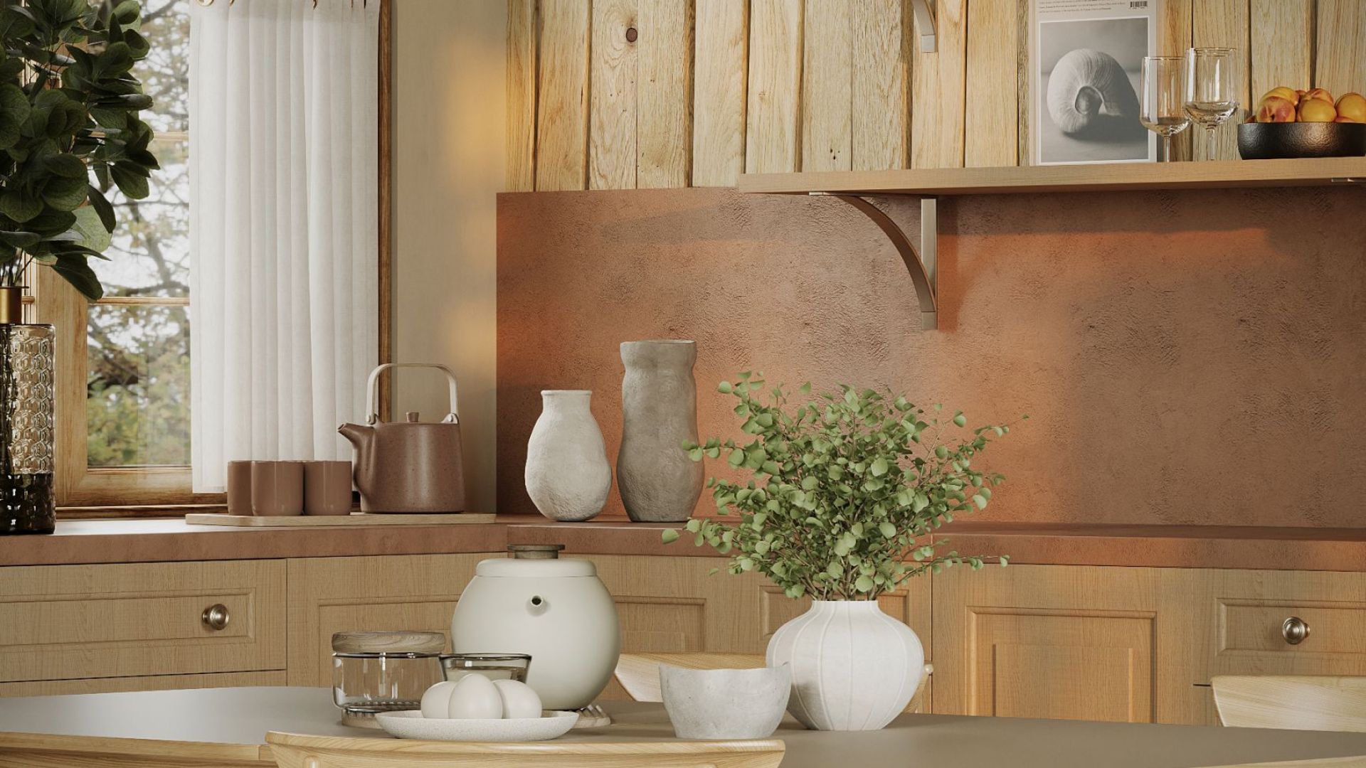 Rustikālie tvaika nosūcēji Rustic Ecru - Bēša - Wizualizacja 9