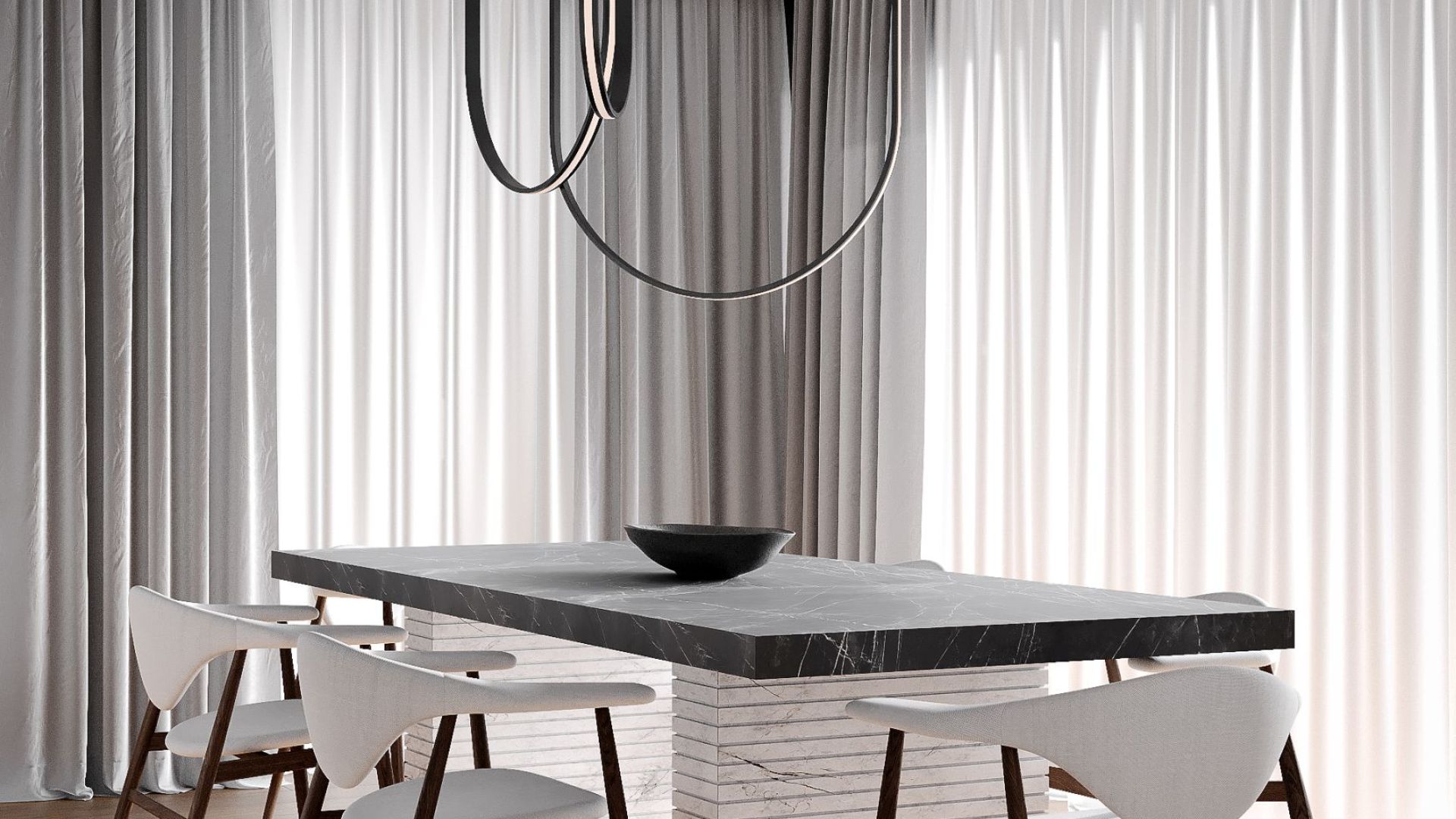 Salas tvaika nosūcēji Tubo Black Matt - Melns matēts - Wizualizacja 9