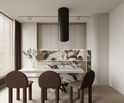 Salas tvaika nosūcēji Hiro Color Black-Copper - Black Matt/Copper - 40 cm - Wizualizacja