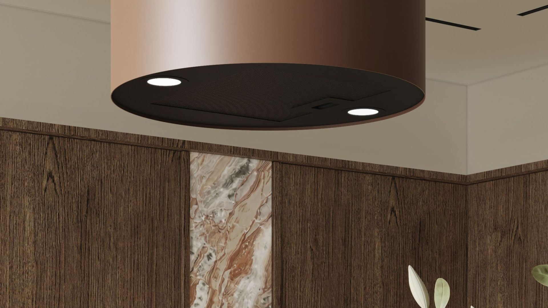 Salas tvaika nosūcēji Cylindro Eco Dusty Rose - Dusty Rose - Wizualizacja 5